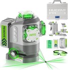 Huepar Pro Gs03cg 3x360 Green Laser Level Outdoor Self-leveling Remote