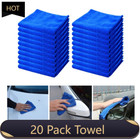 20 Pack Microfiber Cleaning Cloth No-scratch Rag Car Polishing Detailing Towel 