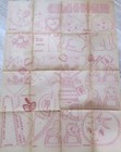 Vtg 40s Workbasket 2-932 Embroidery Transfer Pattern Tote Bag Rooster Owl Anthro