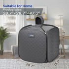 Toread Portable Folding Steam Sauna With 1000w 2 6l Steamer  Personal Sauna Tent