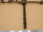 Vintage Original Horse Weather Vane Lightning Rod Arrow Cast-metal  2047