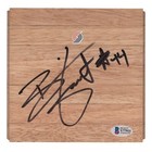 Brian Grant Signed Floor Board Portland Trail Blazers Autographed Beckett Coa