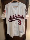 Eric Chavez Game Worn  Signed Size 48 2000 4th Of July Jersey Baseball Jersey