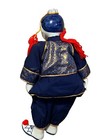Chinese Ceremonial Doll Vintage Collectible 17    Porcelain Head Hands Feet
