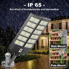 10000w Commercial Solar Street Light Dusk To Dawn Lamp For Parking Lot Road Yard