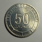 Costa Rica 50 Colones 2023  2024  Unc Coin Red-eyed Tree Frog