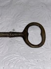 Authentic Antique Primitive 18th Century Large Wrought Iron Skeleton 5 5    Key