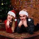 2 Pieces Christmas Sequin Santa Hat