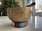 Tibetan Thadobati Singing Bowl 7 Inch With Cushion And Striker