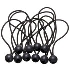 25 Pack 8 Inch Heavy Duty Bungee Cord Ties With Ball Tie Down Straps For Tarp