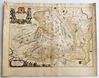 1640 Overijssel Netherlands Map By Willem Blaeu Antique Authentic Handcolored