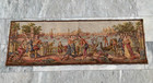 Vintage French Tapestry 2x5 Ft Pictorial Riverside View Wall Hanging Home Decor