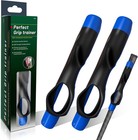 2 Golf Grip Trainer - Non-slip Durable Material  Portable Aid For Fixing Slices