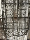 Vintage Black Wire Rare Shelf Primitive Cottage Farmhouse Intricate Wire Antique