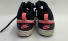 Nike Court Borough Mid 2 Black White Pink Youth Mid Top Sneaker Size 7y