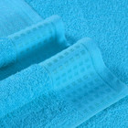 100  Cotton Towel Set Of 6  2 Bath  2 Hand  2 Washcloths  Turquoise