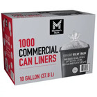 Member s Mark 10 Gallon Commercial Trash Bags 1000 Ct 