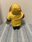 Rare 11  Paddington Bear Eden Toys Tag Yellow Coat Red Umbrella Black Boots