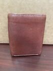 Timberland Brown Men s Trifold Leather Wallet