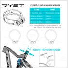 Bicycle Bike Seat Post Clamp Titanium Screw For 27 2 31 8 31 6 34 9mm Seatpost