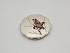 Vintage Stratton Compact 4 Pc Set Goldfinch Birds Comb Lipstick Holder Pill Box