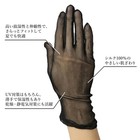  women   silk   free Size   uv Cut  Silk Tulle Gloves Black