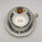Queen Elizabeth 1953 Coronation Teacup   Saucer Set Foley Bone China