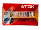 Tdk Superior D90 Play It Loud  Blank Audio Cassette Tape New Sealed Pack Of  9 