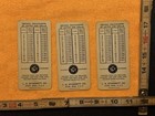 Vintage L s  Starrett Decimal Equivalents Letter Number Drill Cards Lot Of 3
