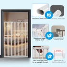 59 1 Inch Extra Tall Cat Gate Indoor High Pet Barrier For Doorways Hallways