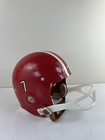 Vintage Wilson Football Helmet 1970s Red With White Stripes F2040 Med 6p Usa