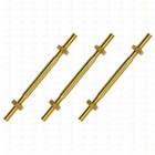  3-pk  4  Brass Float Rod  1 4 -20  W 2 Brass Nut For Vertical Return Tanks