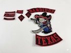 Bandidos Mc Texas 2nd Generation Patch Set - Biker Vest Rocker Embroidered Patch