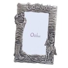 Giftsogifts Cowboy Picture Frame  4  X 6 