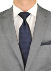 Dti Bb Signature Italian Mens Two Button 2 Piece Wool Suit Ticket Pocket