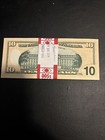 50 Uncirculated Ten Dollar Bills   10 Bills  In Sequential Order