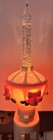Vtg Disney Holiday Pink Bow   Bell Night Light Silver Sparkles Lava Lamp 6  Tall