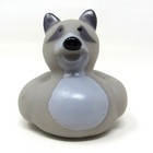 Raccoon Rubber Duck Garbage Critter 2 Inch  4x4  Gift Cruise Collect Us Seller