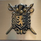 4    X 5    Luray Caverns  Va  Vintage Travel Metal Jewelry Box  Estate  822