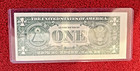  1 Dollar Bill Miscut Error     Off Center   Misaligned Cut     Us Note 2021