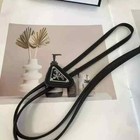 2025newprada Fashion Necktie Knot Black Unisex Comes With Gift Box The Best Gift