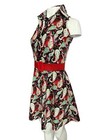 Voodoo Vixen Pin Up 50s Vintage Rockabilly Retro Saranya Paisley Dress Dr2382 Xs