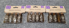 Halloween Apothecary Amber Glass Bottle W cork Potion   Poison Set Of 12 New New