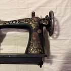 1910 Singer Sewing Machine Red Eye Model 66 For Treadle Base