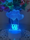 3d Illusion Visual Night Light 7colors Change Led Desk Table Lampdecoration Gift