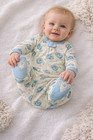 Burt s Bees Baby Organic Cotton Full Zip Pajamas Bundle Of 4 Size 6-9 Months