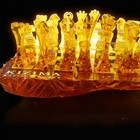 Made In Usa Baltic Amber K  nigsberg Imperial Grand Chess Set Handmade Gift