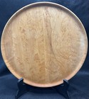 Vintage Birds Eye Maple Platters Set Of 2 Burl Wood Hand-turned 10   