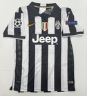 2014 15 Juventus Home Retro Jersey Pogba  6 Vintage Iconic Collar Black   White