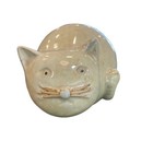 Rare Vintage Mid Century Modern Art Pottery Cat Kitty Figure Figurine Large Cat 